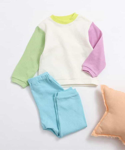 華夫格套頭睡衣