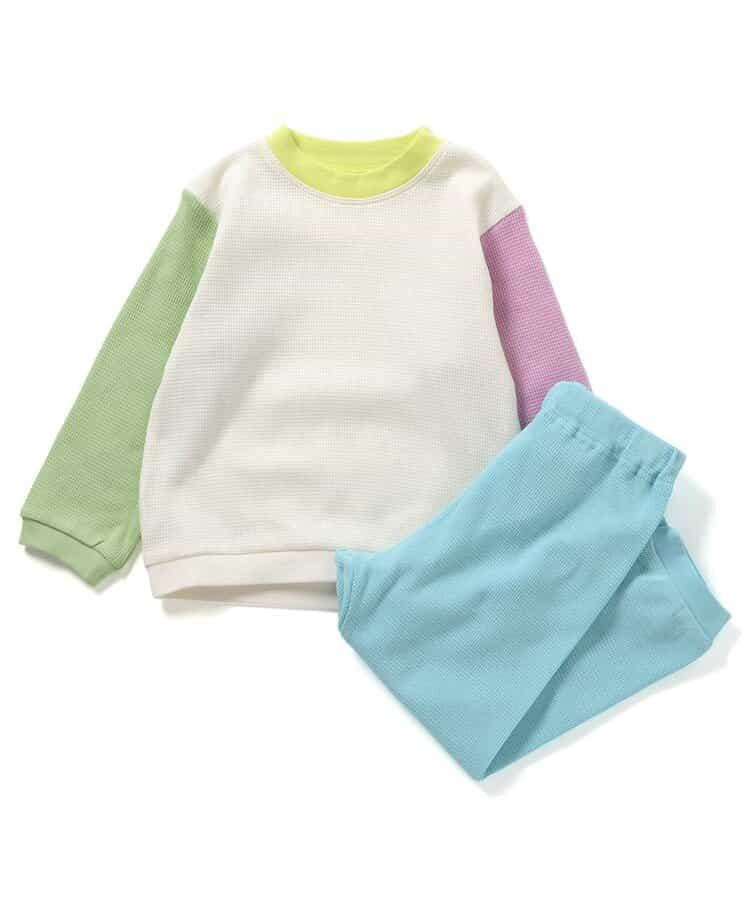 華夫格套頭睡衣