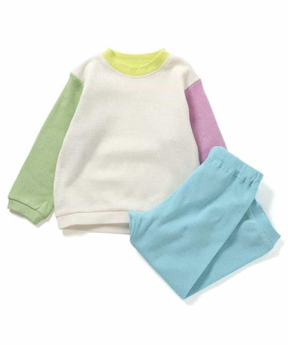 華夫格套頭睡衣