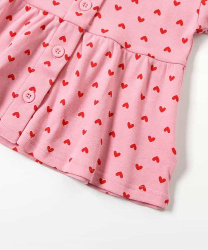 心形前開 GIRLS 睡衣