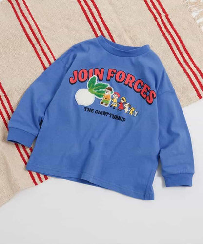 故事圖案毛巾繡貼章 長袖T恤