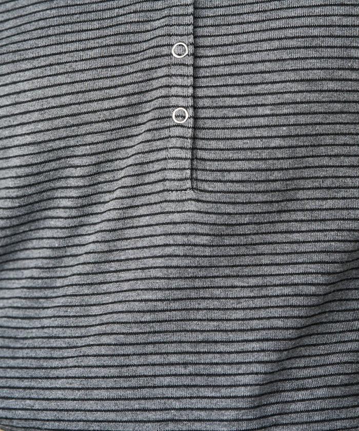 條紋連帽長袖T恤