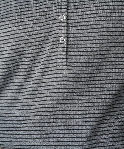 條紋連帽長袖T恤