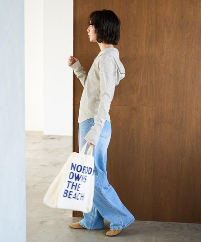 條紋連帽長袖T恤