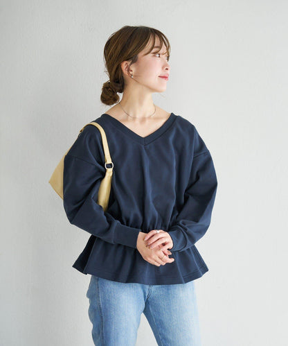 V領荷葉擺衛衣 B款