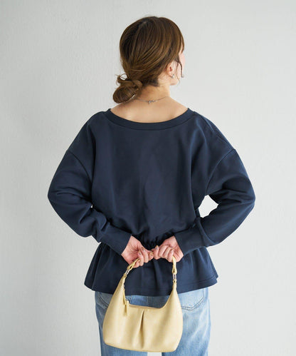 V領荷葉擺衛衣 B款