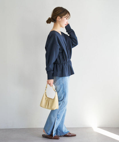 V領荷葉擺衛衣 B款