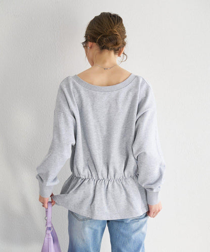 V領荷葉擺衛衣 B款