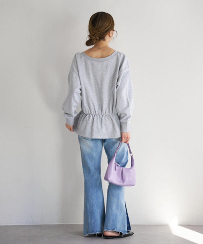 V領荷葉擺衛衣 B款