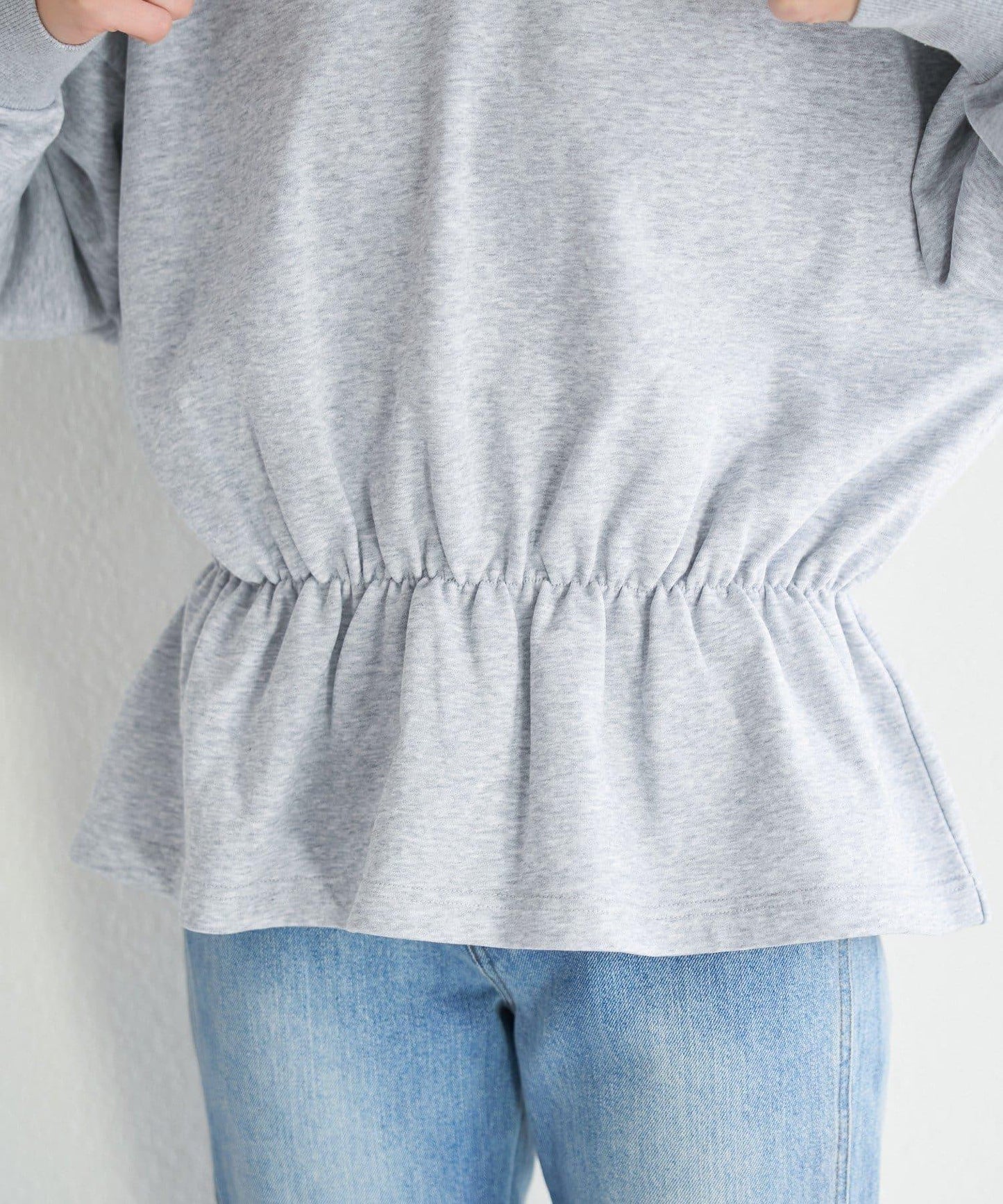 V領荷葉擺衛衣 B款