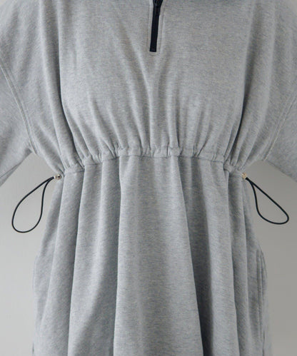 衛衣材質 泡泡廓形 迷你連衣裙