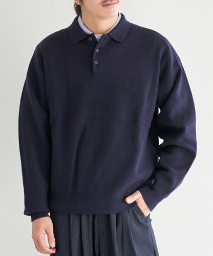 中性 BM 衛衣感針織 POLO衫