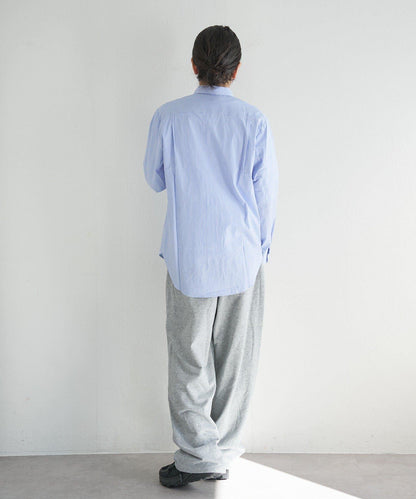 中性款 條紋 圓領襯衫 BM