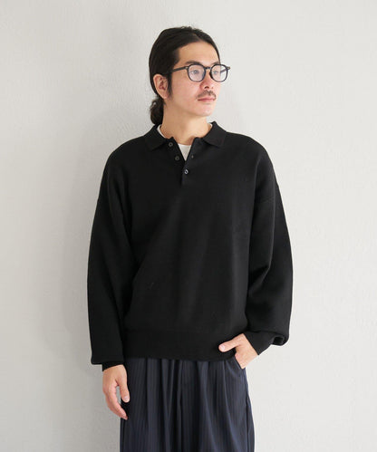 中性 BM 衛衣感針織 POLO衫