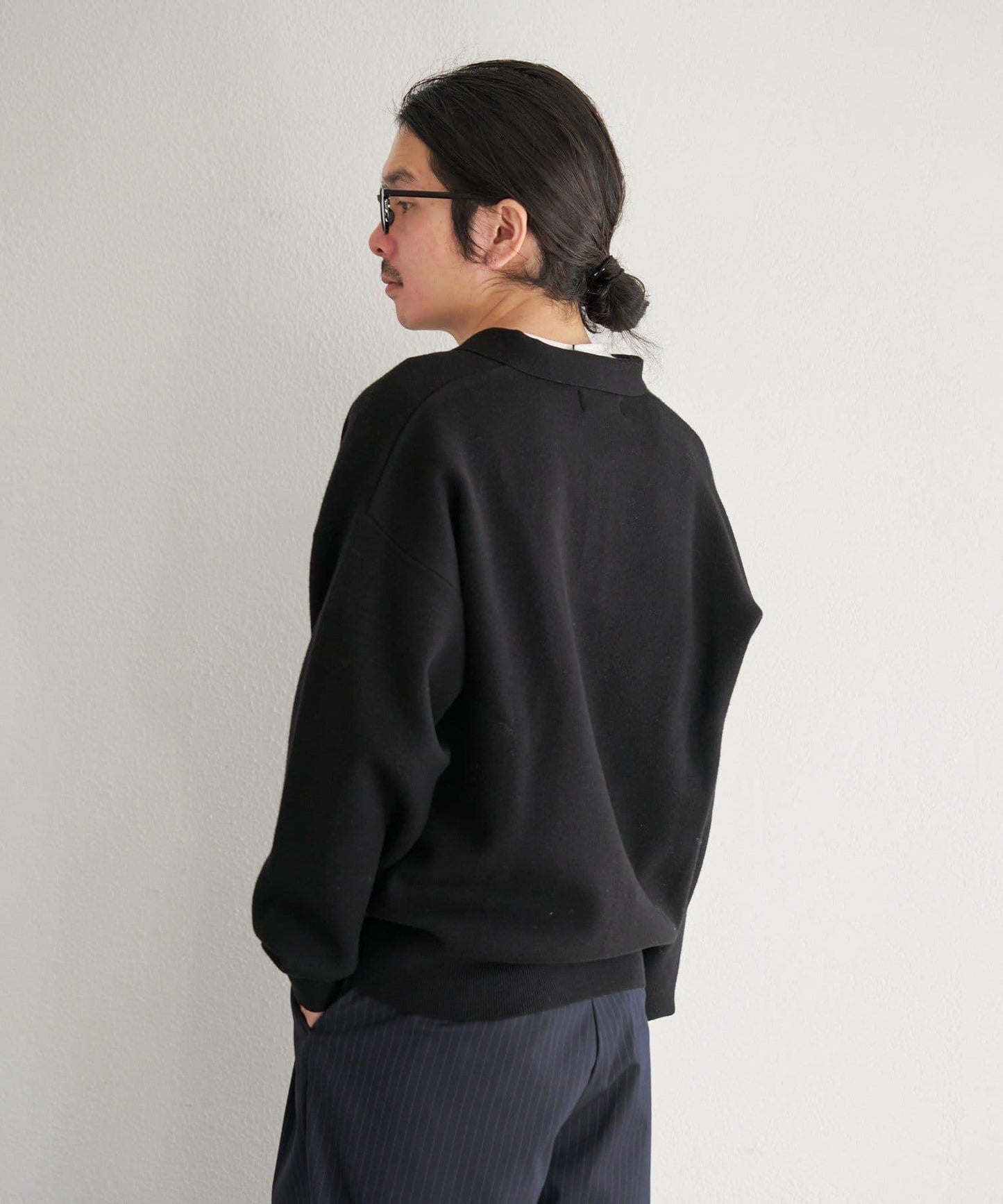 中性 BM 衛衣感針織 POLO衫