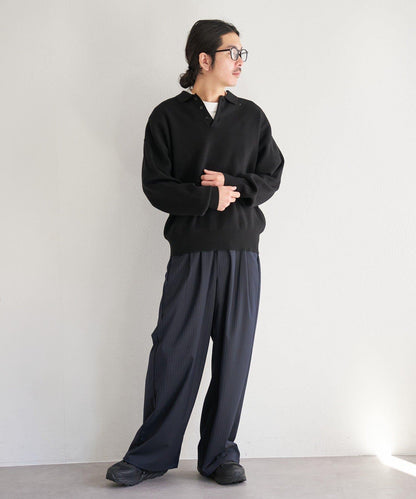 中性 BM 衛衣感針織 POLO衫