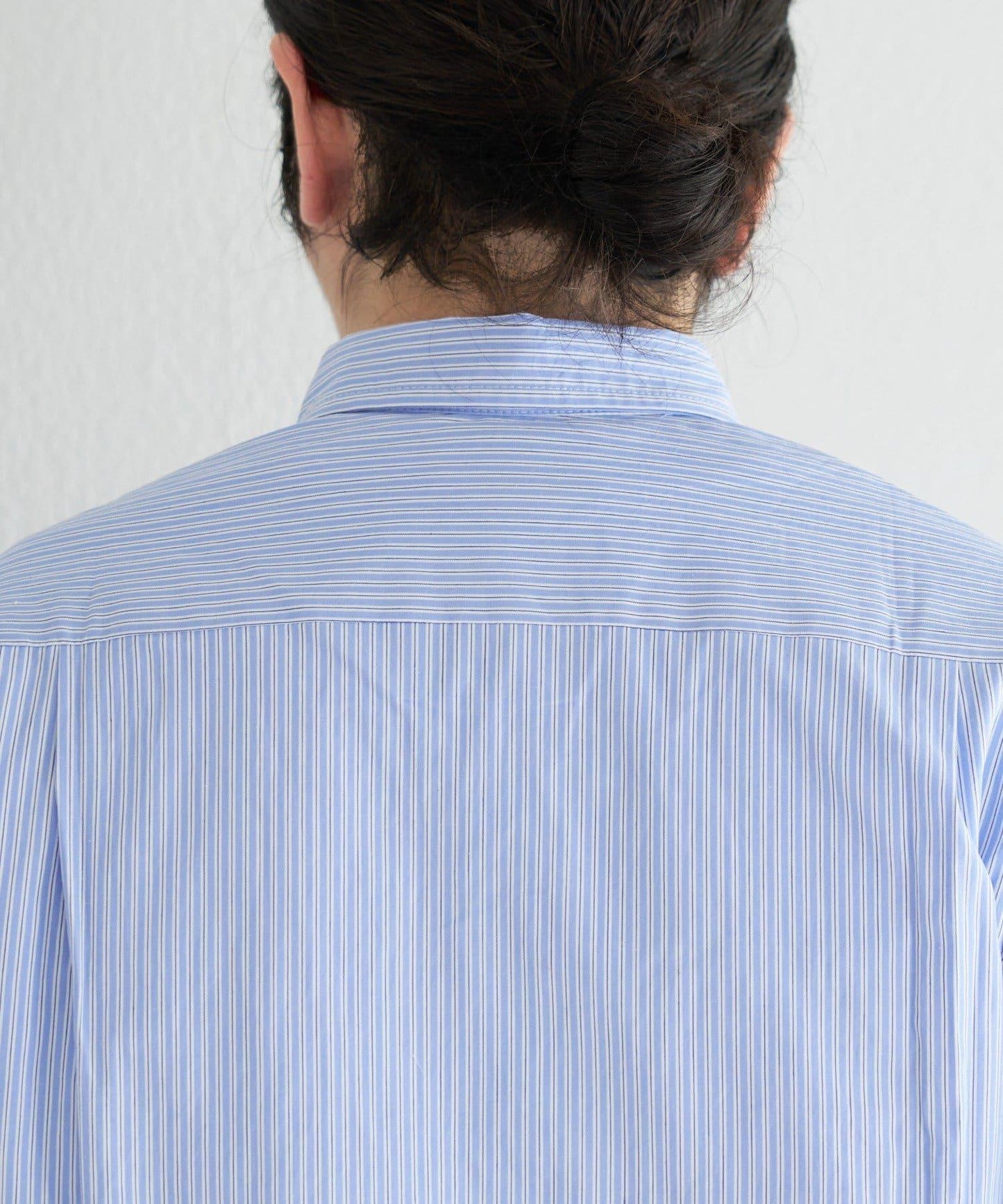 中性款 條紋 圓領襯衫 BM