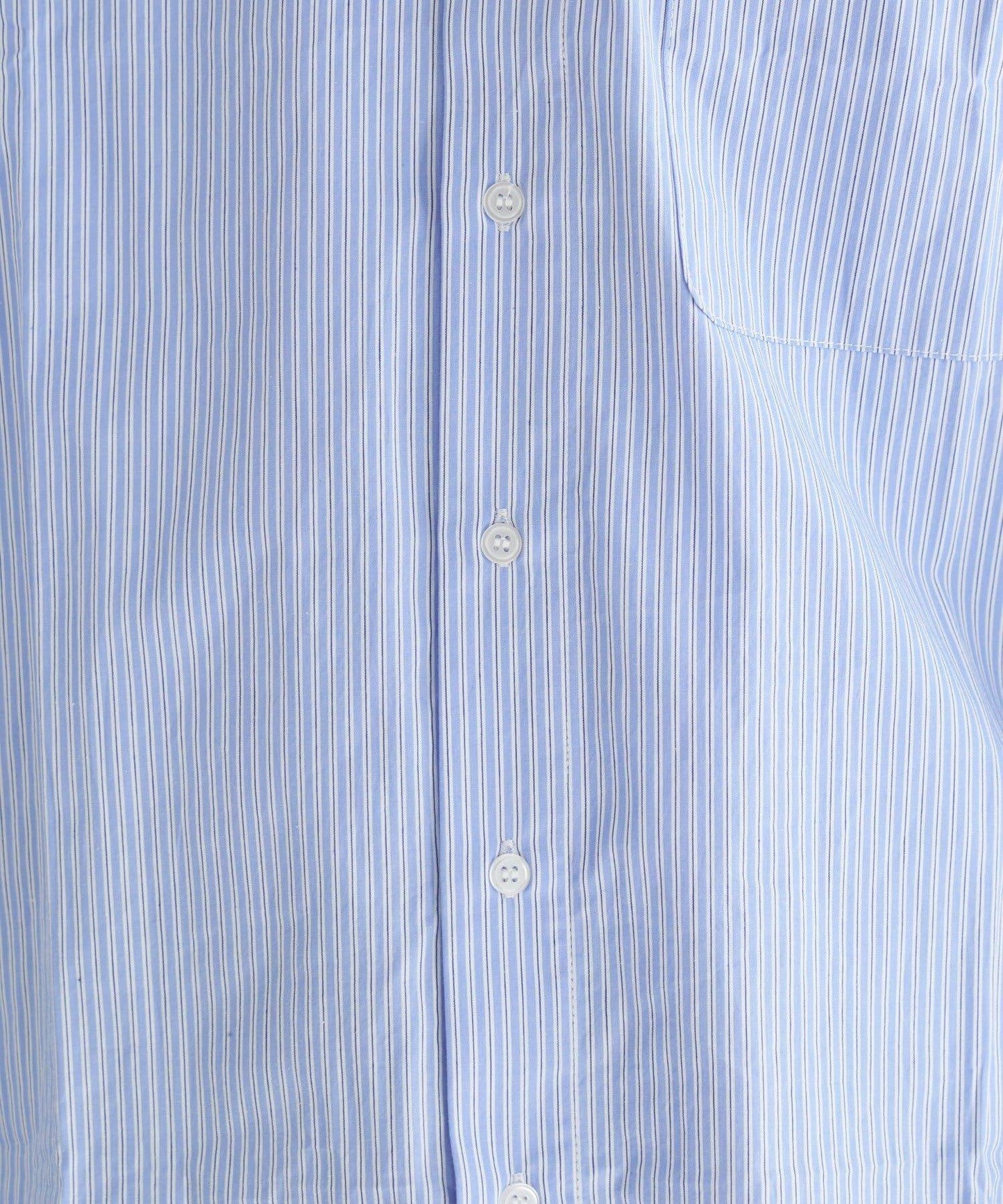 中性款 條紋 圓領襯衫 BM