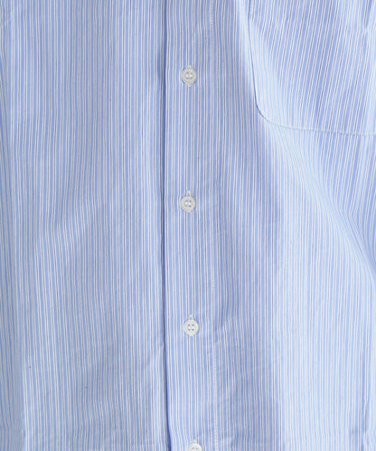 中性款 條紋 圓領襯衫 BM