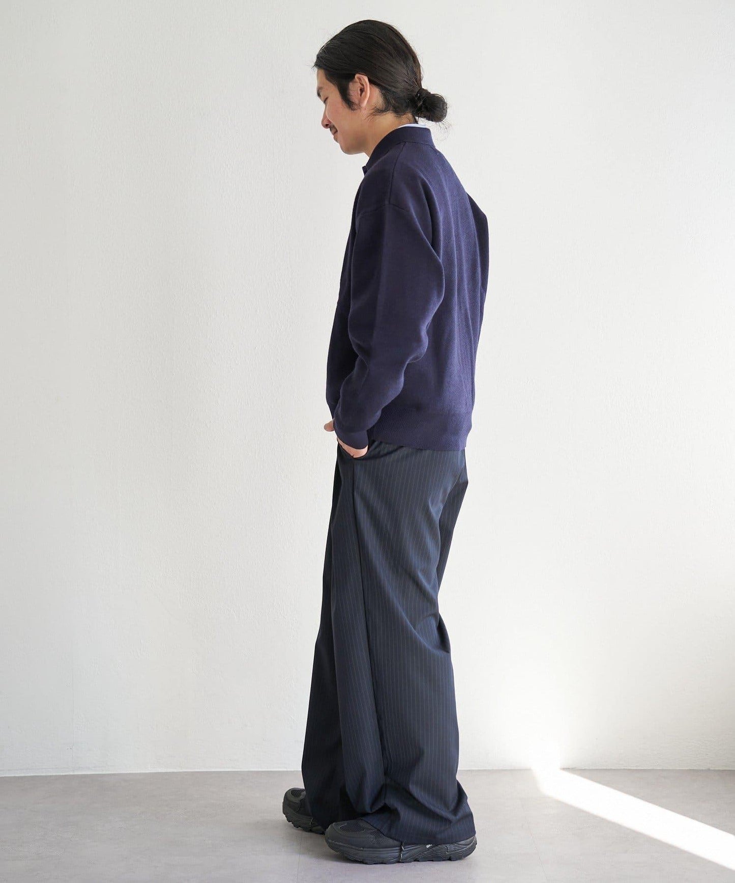 中性 BM 衛衣感針織 POLO衫