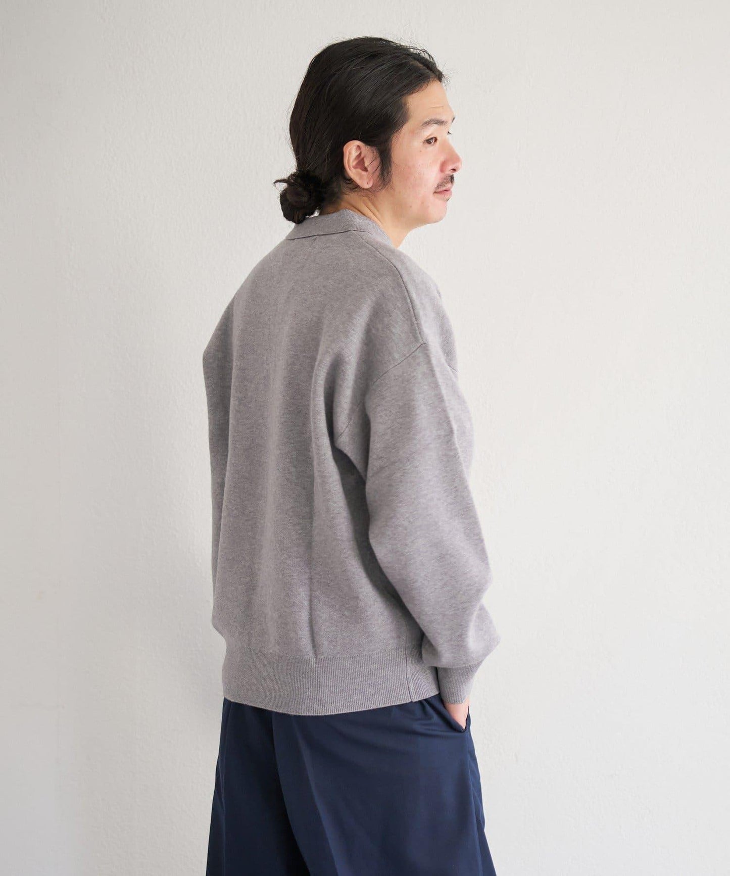 中性 BM 衛衣感針織 POLO衫