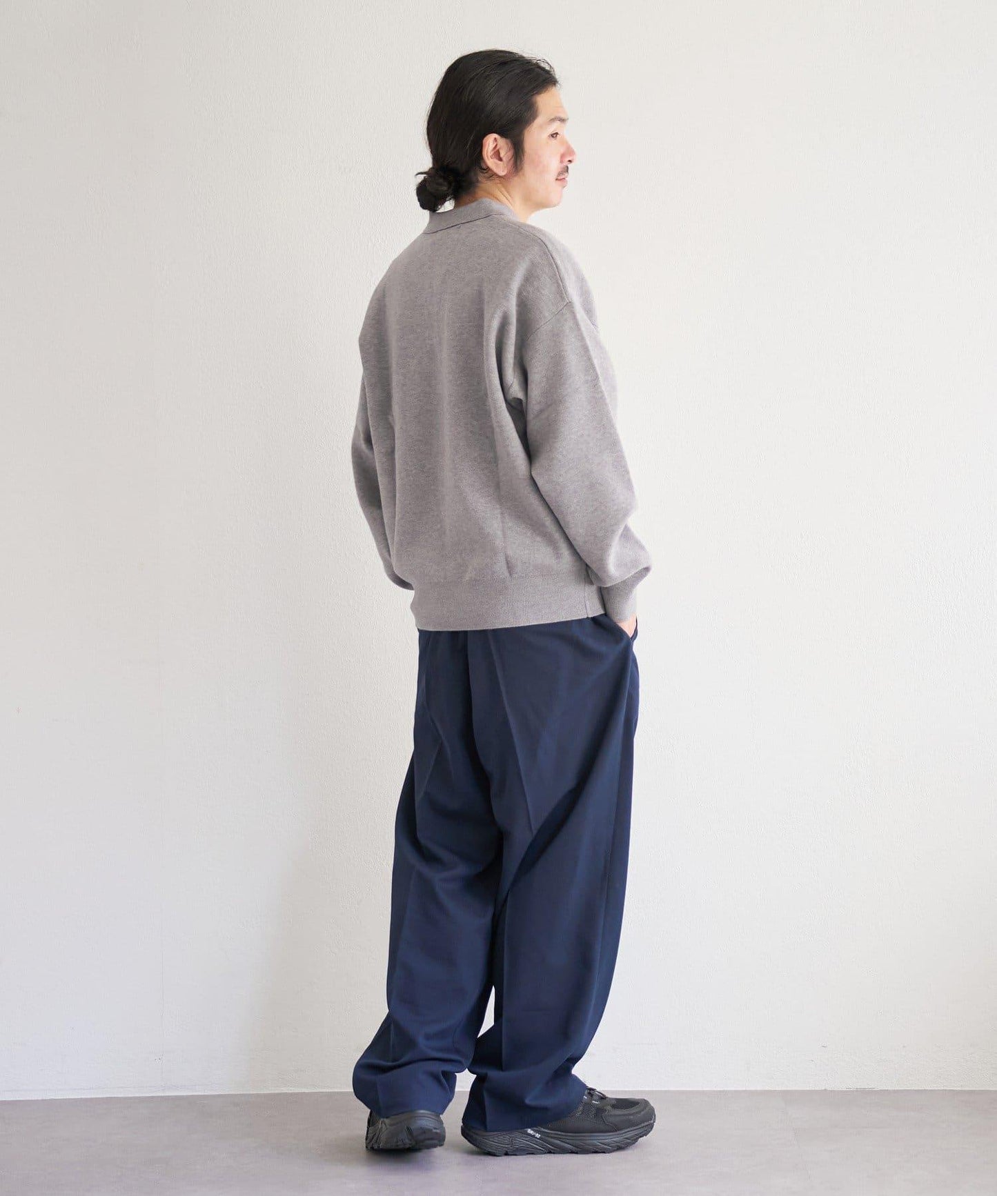 中性 BM 衛衣感針織 POLO衫