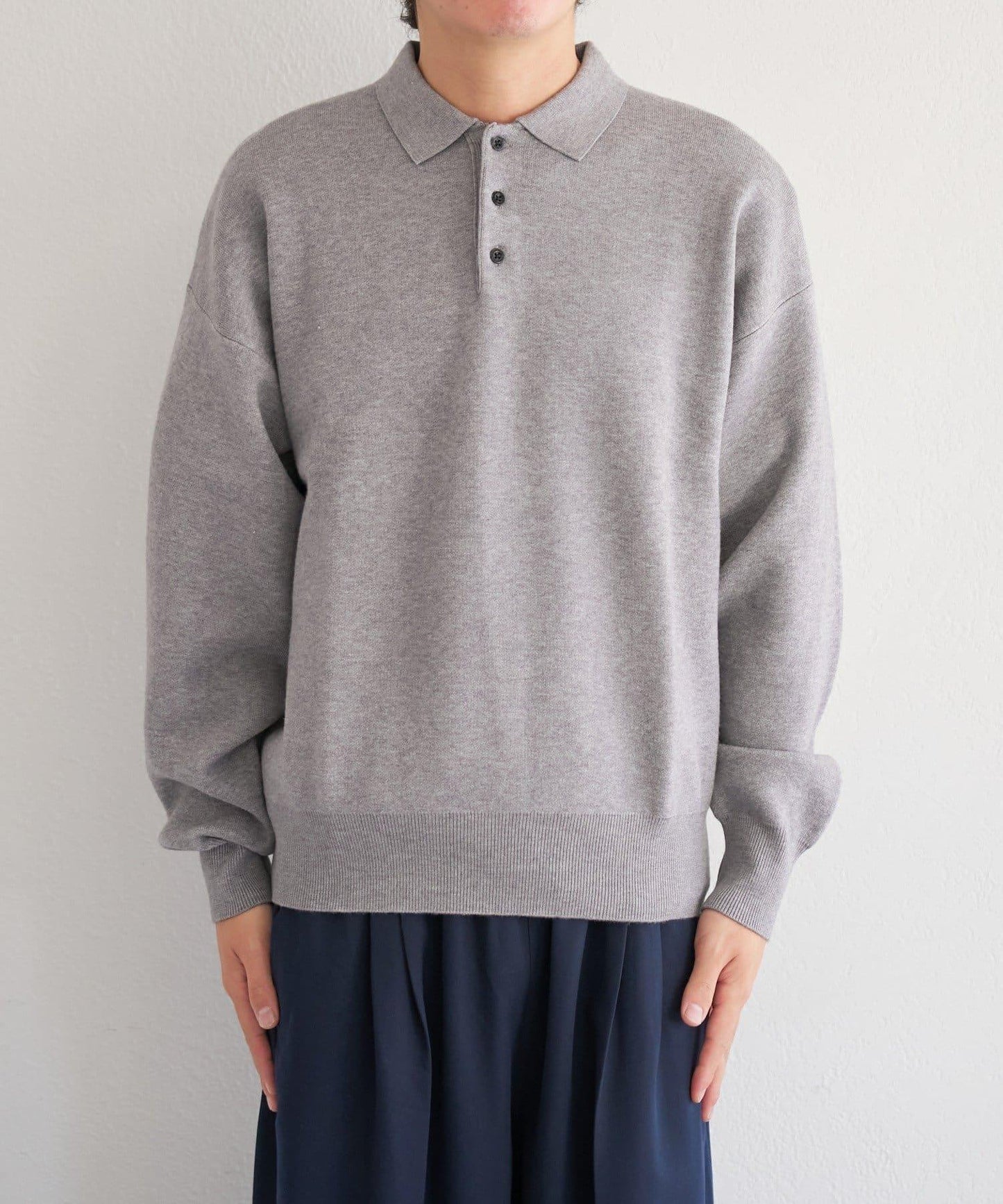 中性 BM 衛衣感針織 POLO衫