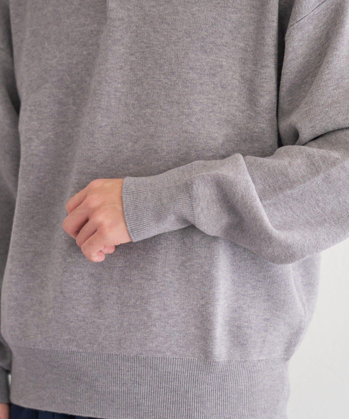 中性 BM 衛衣感針織 POLO衫