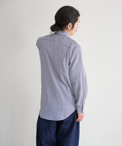 中性款 條紋 圓領襯衫 BM