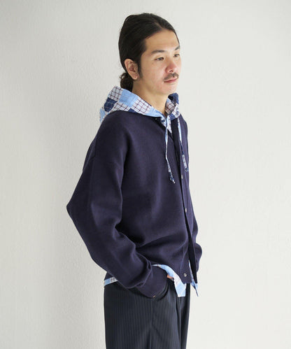 男女同款 BM 格紋連帽襯衫