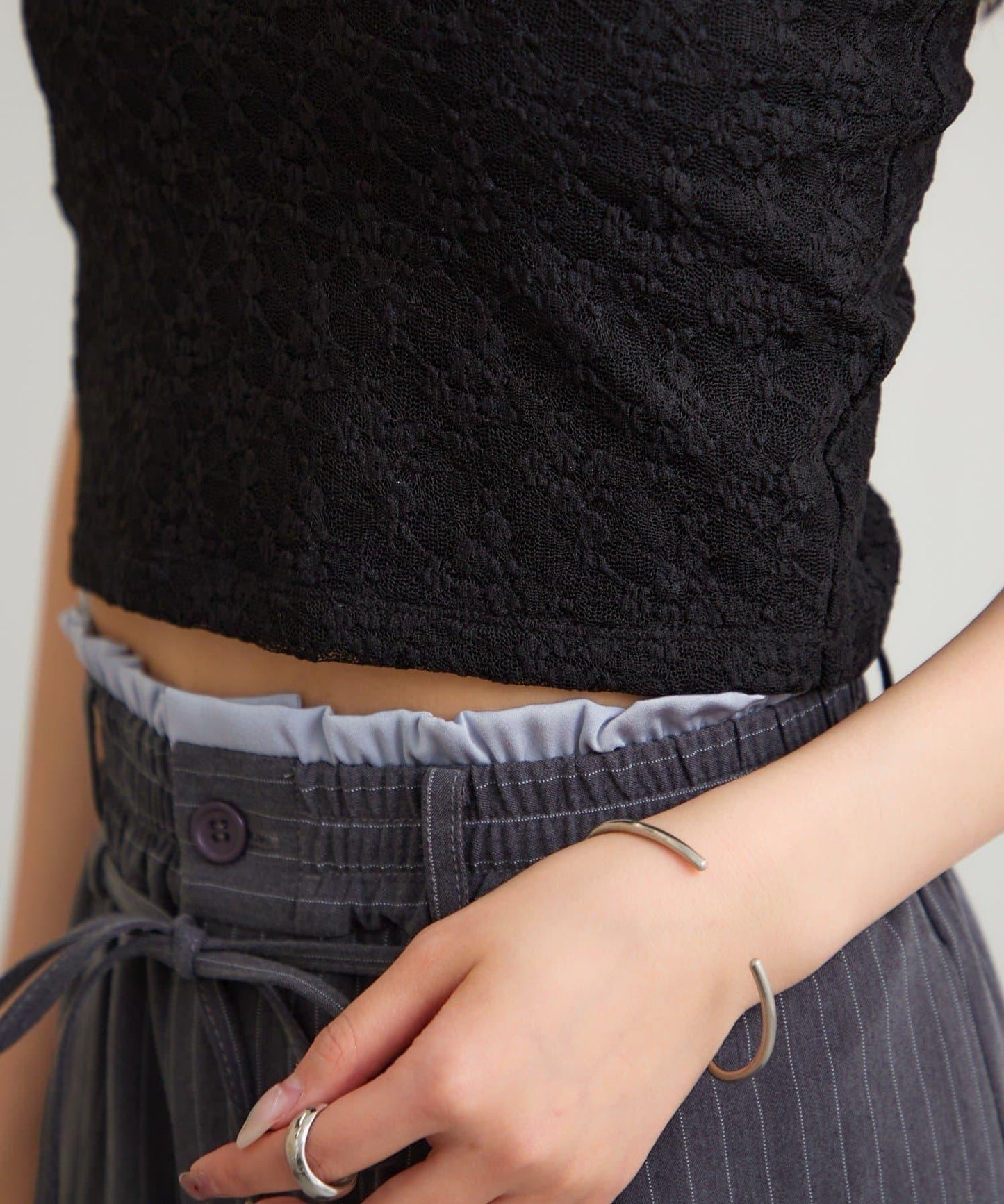 帶胸墊蕾絲吊帶背心