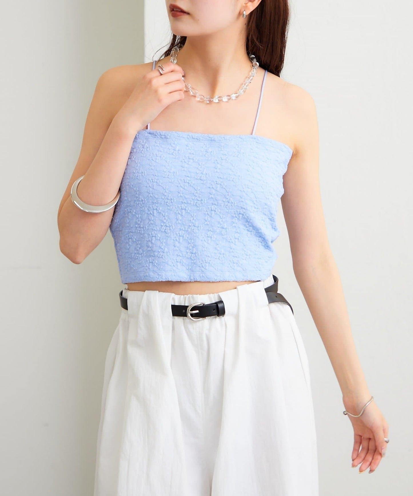 帶胸墊蕾絲吊帶背心