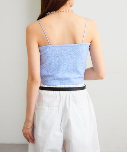 帶胸墊蕾絲吊帶背心