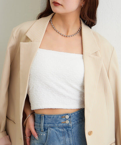 帶胸墊蕾絲吊帶背心