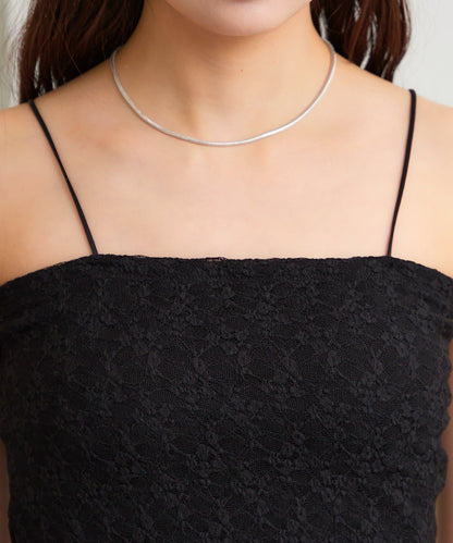 帶胸墊蕾絲吊帶背心