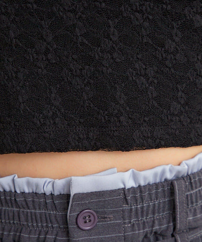 帶胸墊蕾絲吊帶背心