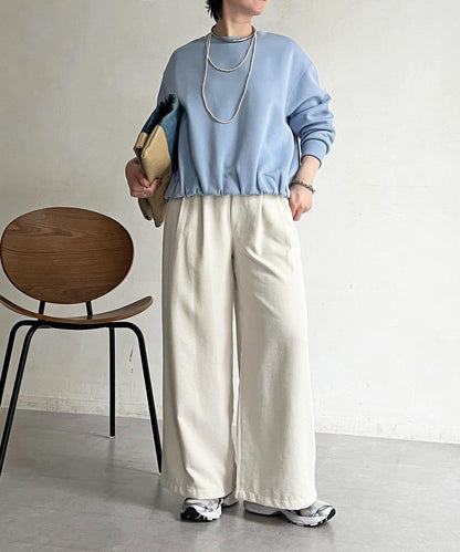 輕量複合面料 蓬鬆版型 套頭上衣