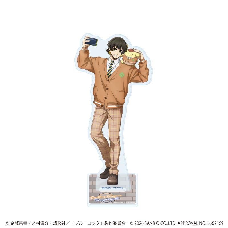 ブルーロック（藍色監獄）×サンリオ（三麗鷗） 第二弾 蜂楽廻×ポムポムプリン 亞克力立牌 35款