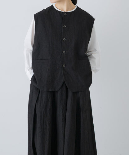 亞麻棉寬鬆馬甲