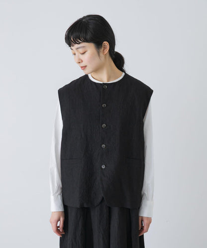 亞麻棉寬鬆馬甲