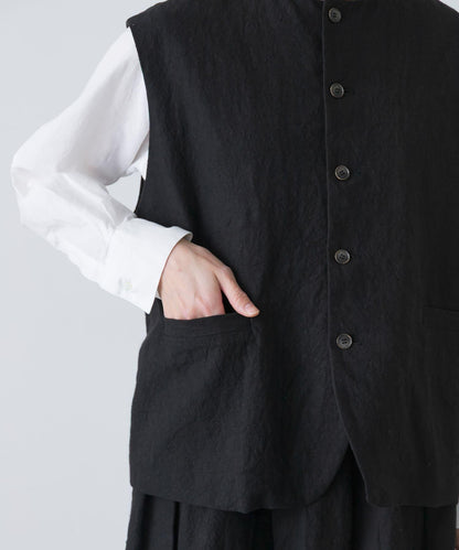 亞麻棉寬鬆馬甲