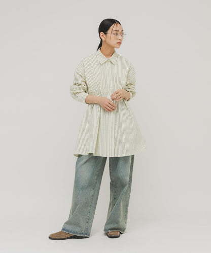 不對稱褶皺設計迷你連衣裙