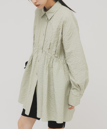 不對稱褶皺設計迷你連衣裙