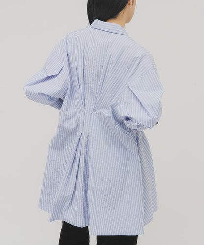 不對稱褶皺設計迷你連衣裙