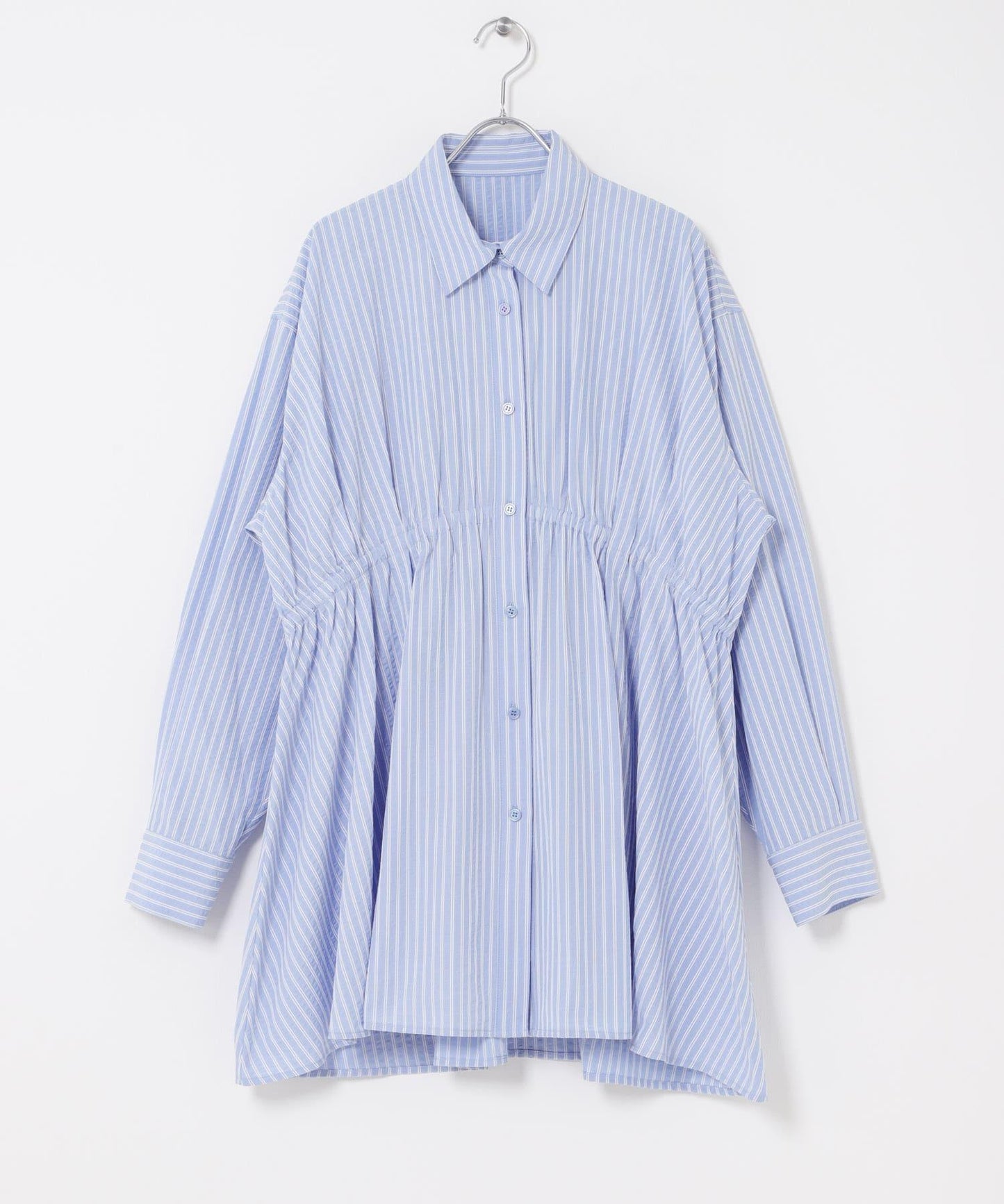 不對稱褶皺設計迷你連衣裙