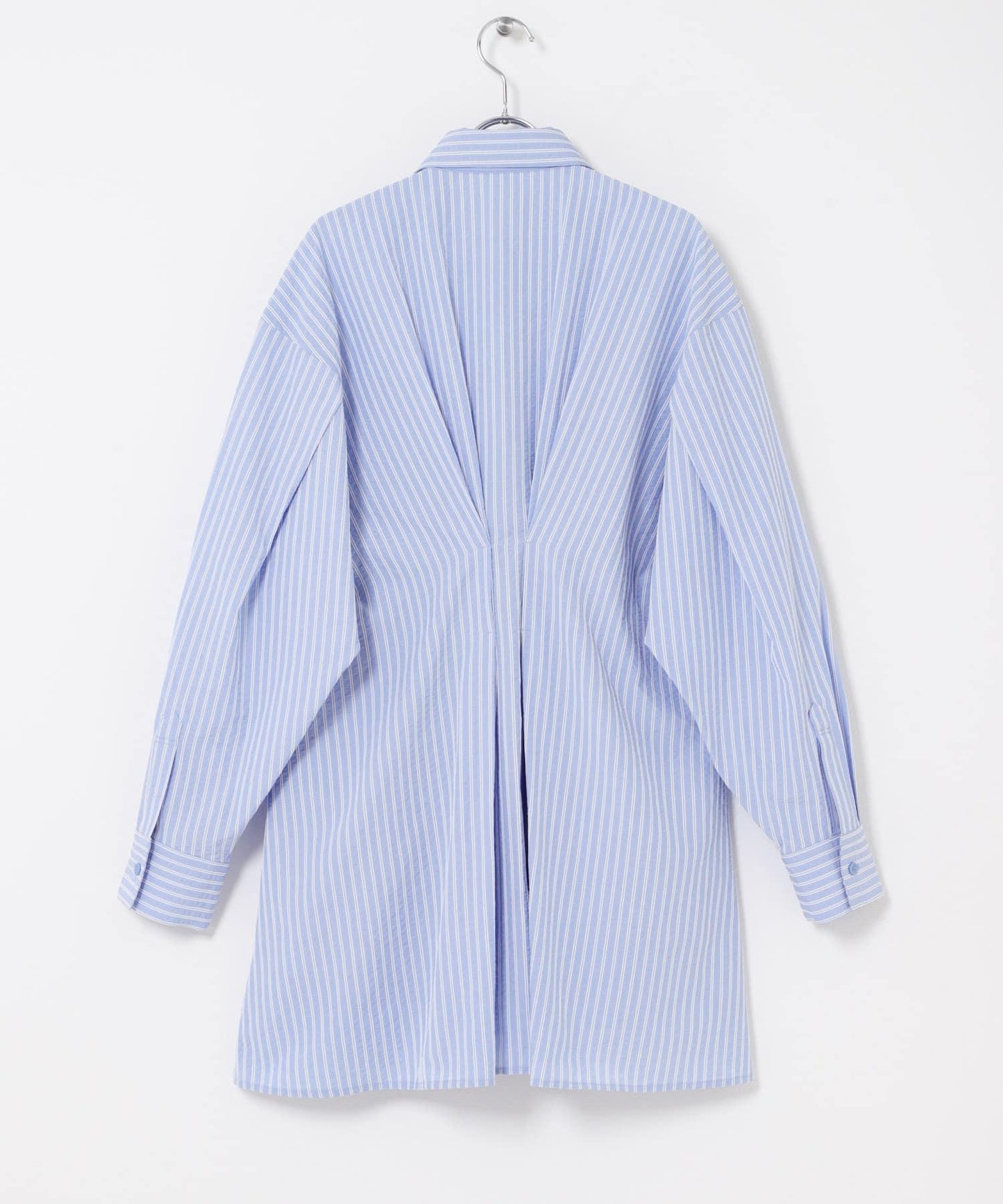 不對稱褶皺設計迷你連衣裙