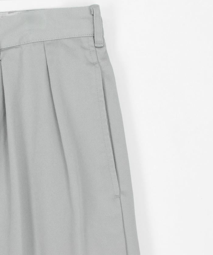 Double Pleated Chino Pants