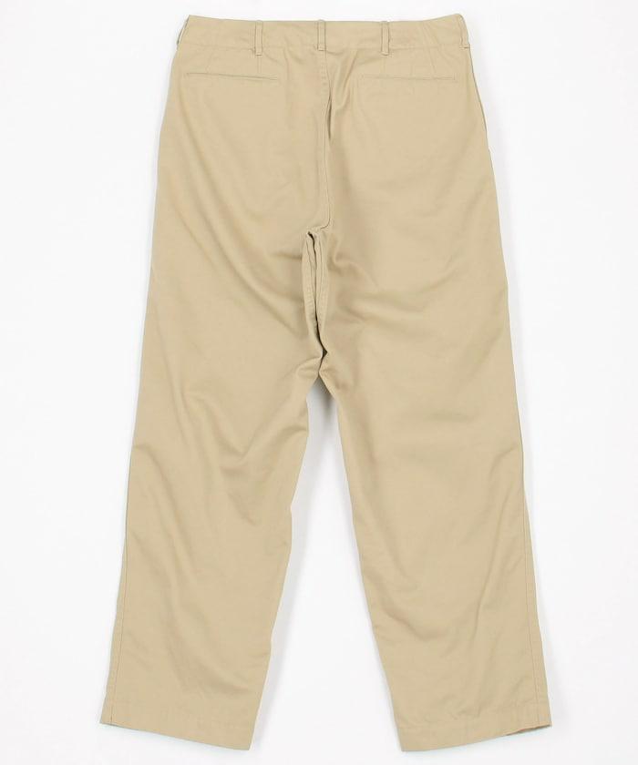 Wide Chino Pants 闊腿 斜紋棉布 褲子
