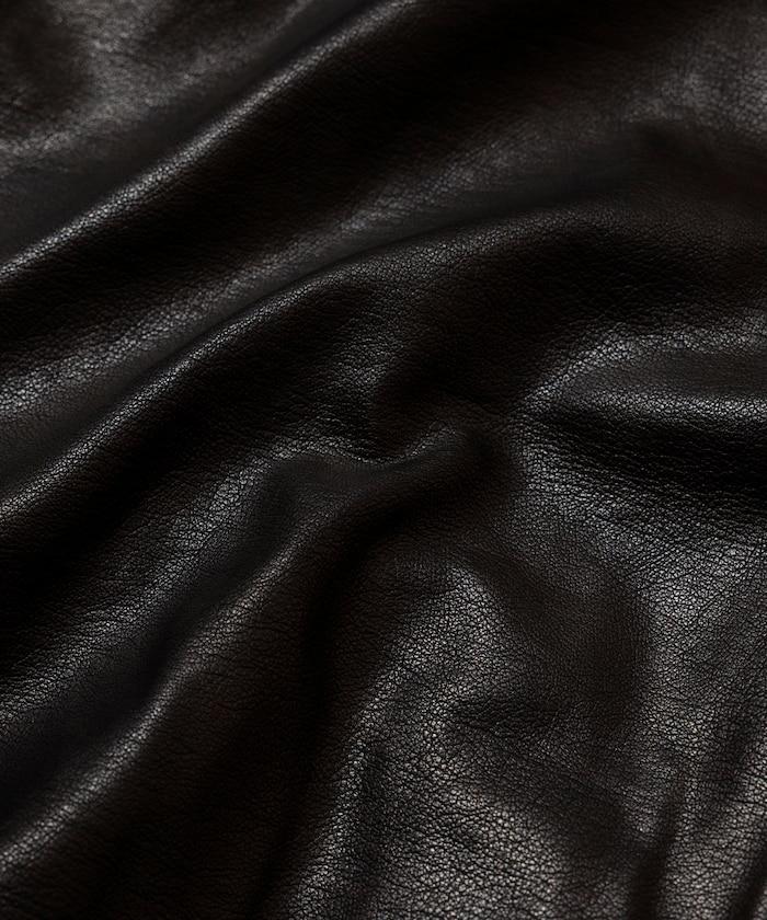 水洗做舊 仿皮質感 立領 拉鍊 短款外套