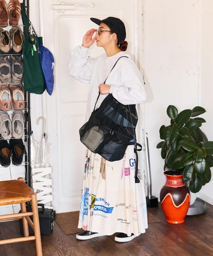 MESH網眼抽繩 揹包 聯名款